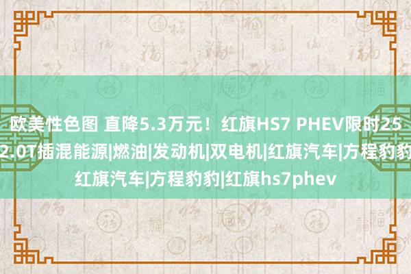 欧美性色图 直降5.3万元！红旗HS7 PHEV限时25.98万元，搭载2.0T插混能源|燃油|发动机|双电机|红旗汽车|方程豹豹|红旗hs7phev